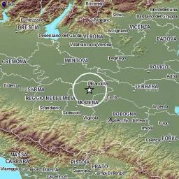 map loc terremoto