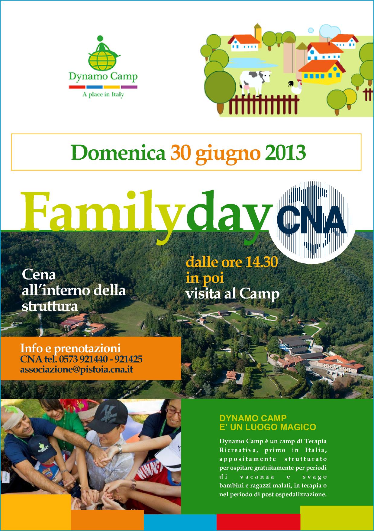 Family Day CNA alla Dynamo Camp
