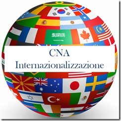 Internazionalizzazione logo CNA scritta grande