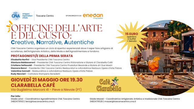 Officine Arte e Gusto iniziativa 2026